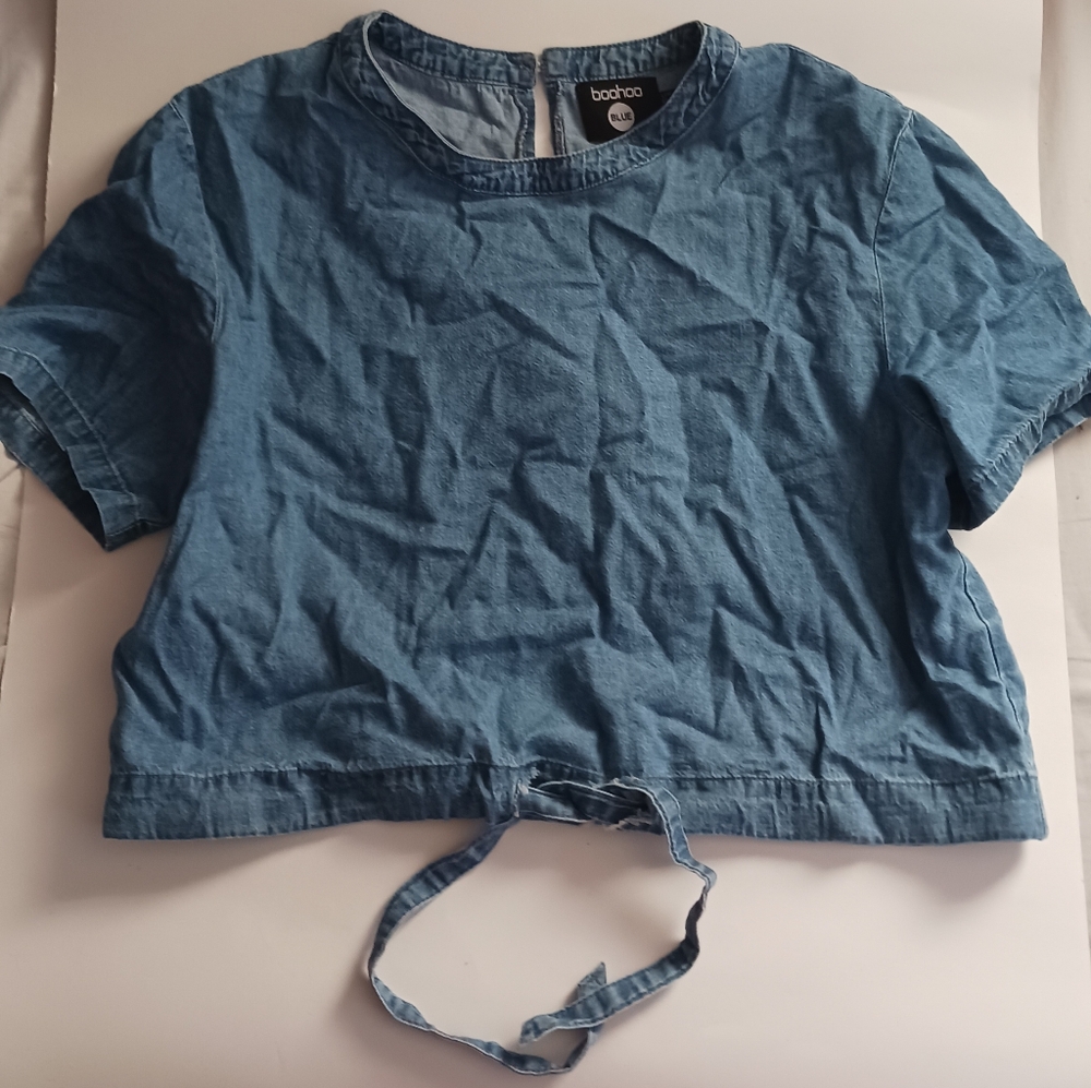 Denim Crop Top